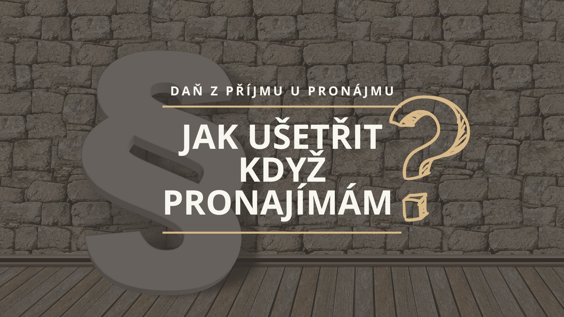 dan z prijmu z pronajmu